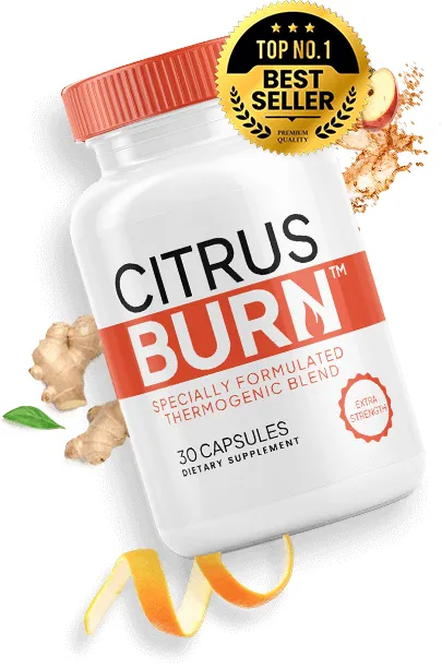 CitrusBurn CitrusBurn bottle on clean background